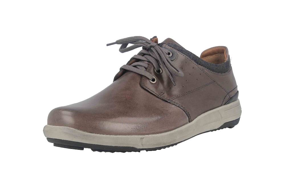 Josef Seibel Enrico 13 Halbschuhe In Übergrößen Grau 25313 860 711 Große Herrenschuhe