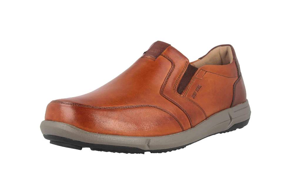 Josef Seibel Enrico 18 Slipper In Übergrößen Braun 25318 860 371 Große Herrenschuhe