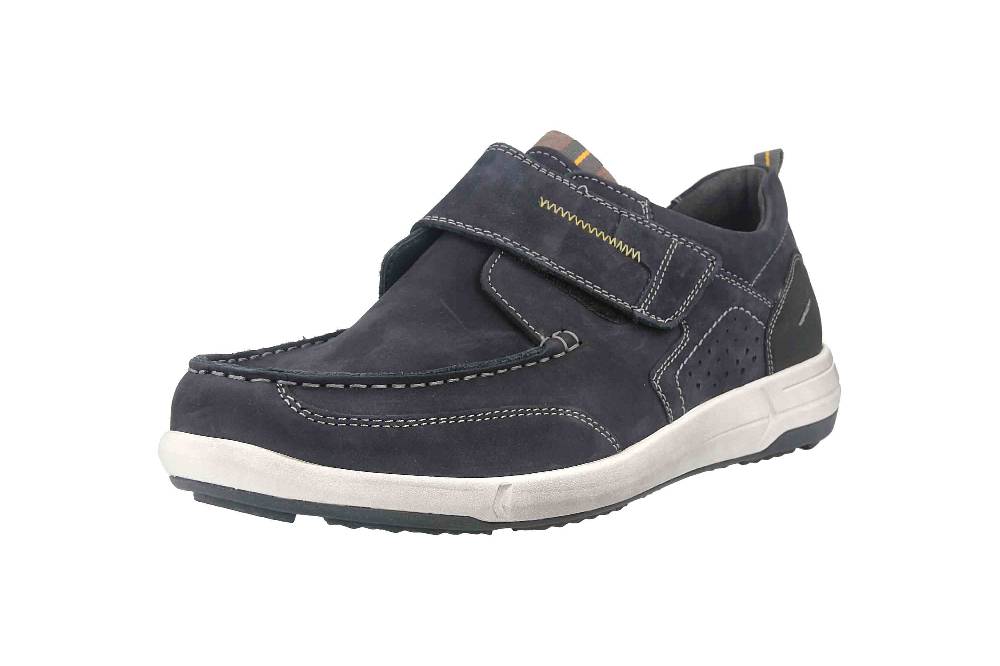 Josef Seibel Enrico 24 Halbschuhe In Übergrößen Blau 25324 TE21 526 Große Herrenschuhe