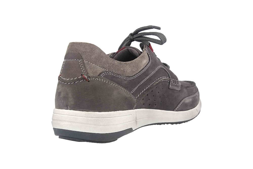 Josef Seibel Enrico 25 Halbschuhe In Übergrößen Grau 25325 TE21 741 Große Herrenschuhe