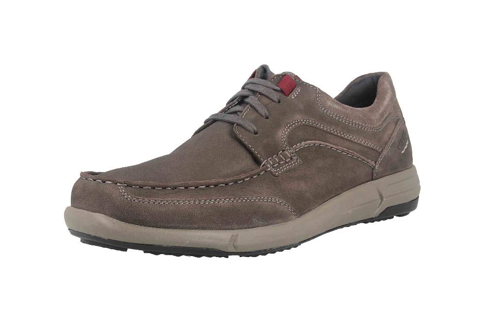 Josef Seibel Enrico 26 Halbschuhe In Übergrößen Grau 25326 TE21 741 Große Herrenschuhe