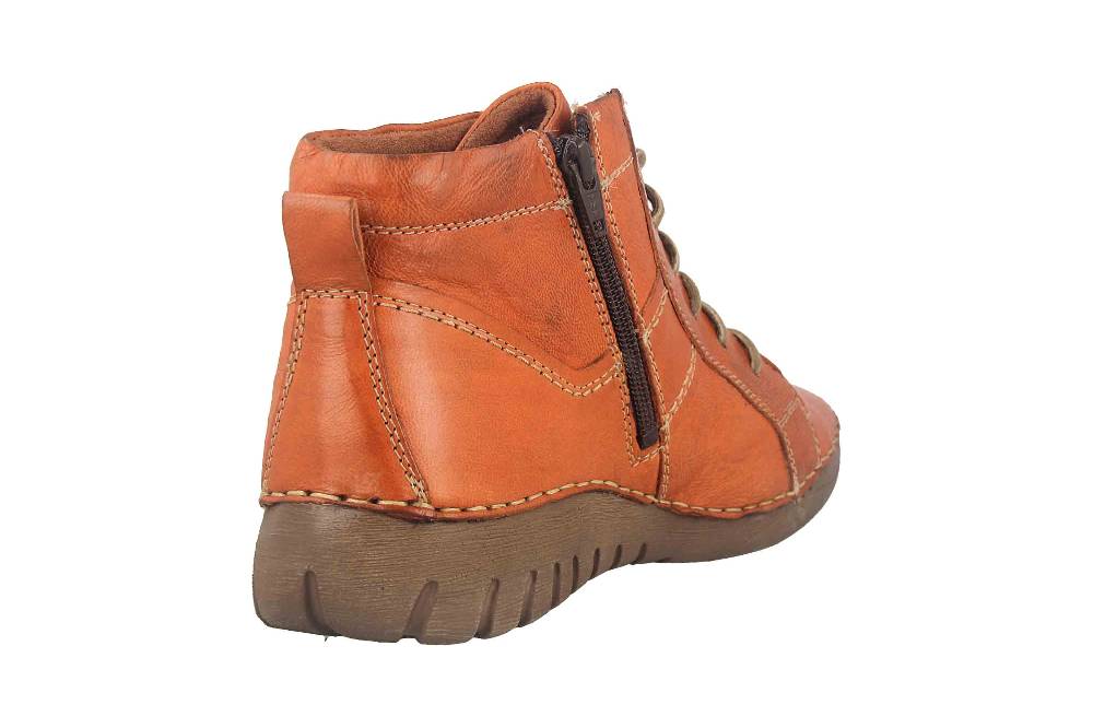 Josef Seibel Felicia 01 Stiefeletten In Übergrößen Orange 89201 MI302 841 Große Damenschuhe