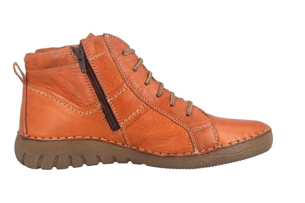 Josef Seibel Felicia 01 Stiefeletten In Übergrößen Orange 89201 MI302 841 Große Damenschuhe