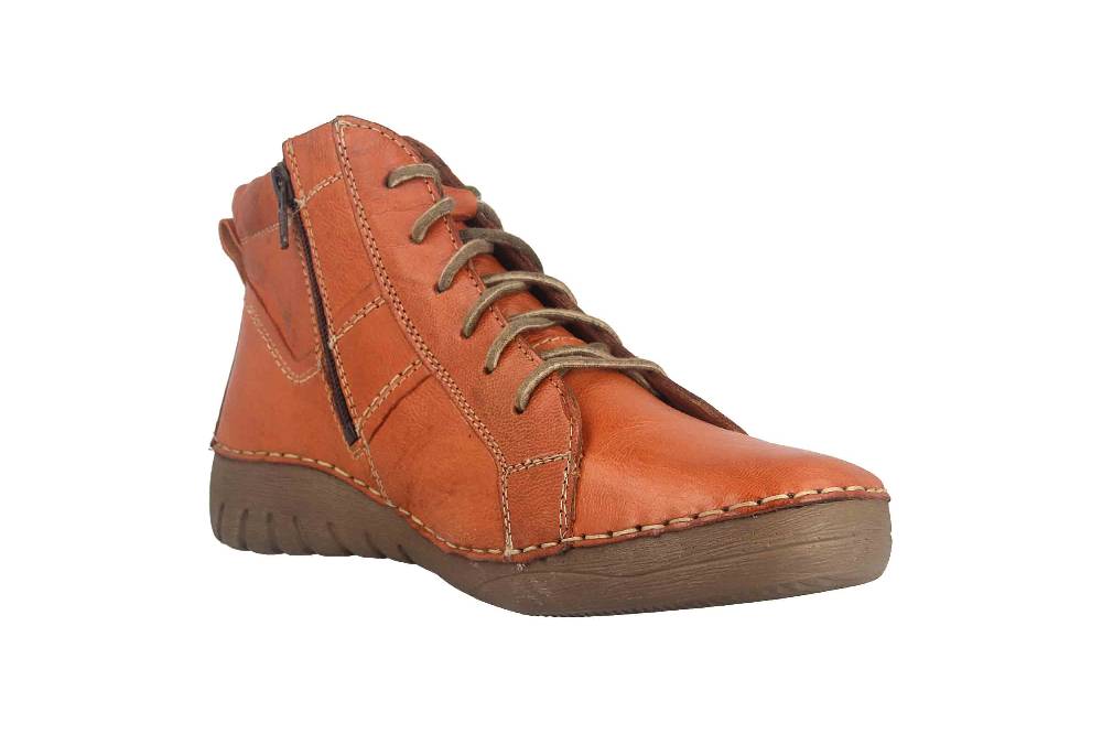 Josef Seibel Felicia 01 Stiefeletten In Übergrößen Orange 89201 MI302 841 Große Damenschuhe