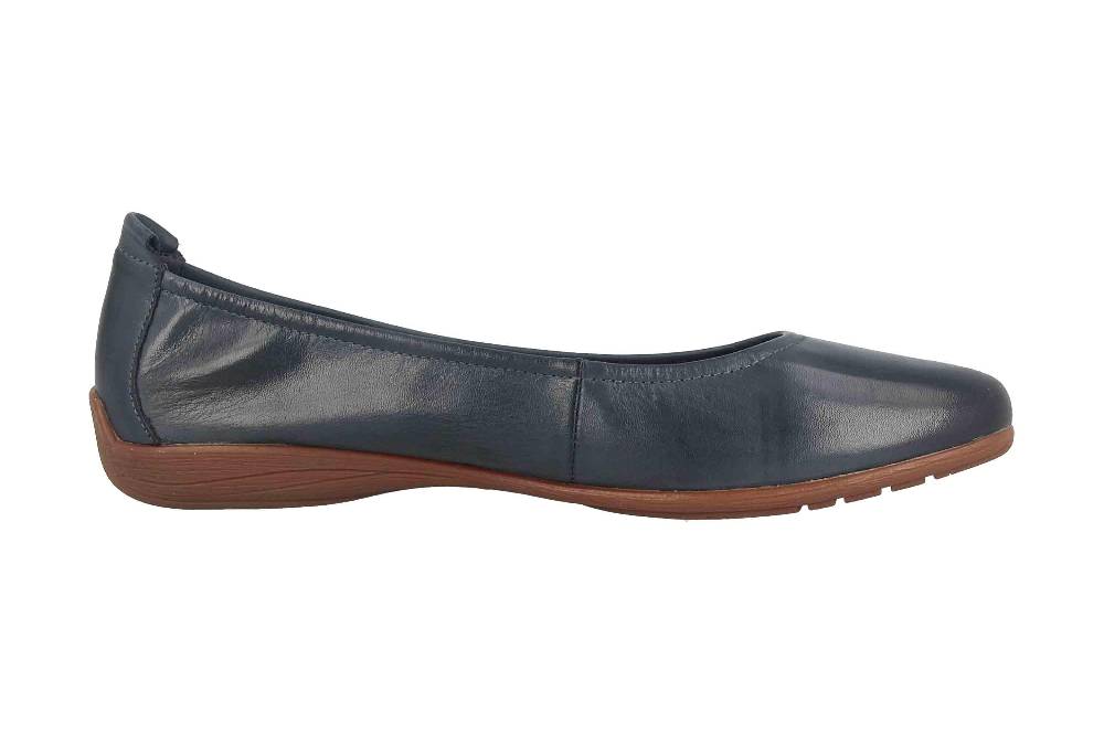 Josef Seibel Fenja 01 Ballerinas In Übergrößen Blau 74801 133 530 Große Damenschuhe