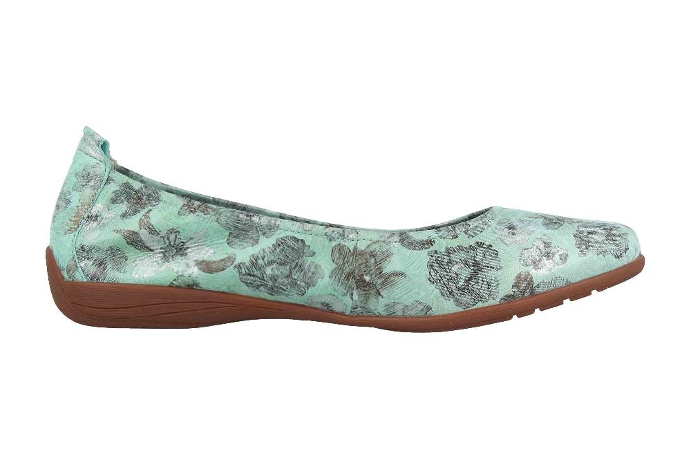 Josef Seibel Fenja 01 Ballerinas In Übergrößen Grün 74801 372 612 Große Damenschuhe