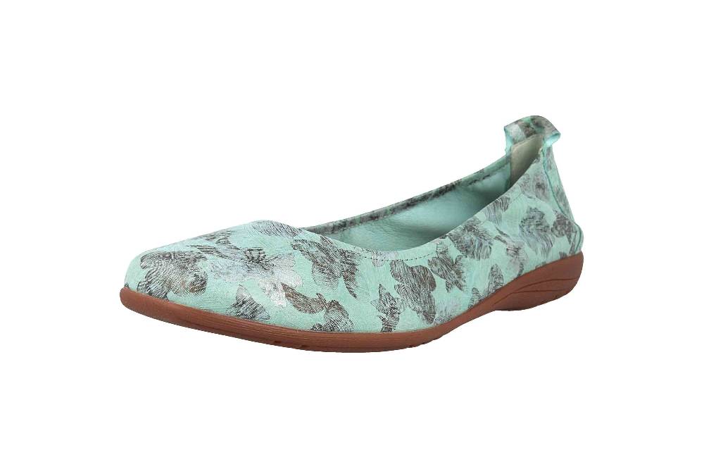 Josef Seibel Fenja 01 Ballerinas In Übergrößen Grün 74801 372 612 Große Damenschuhe