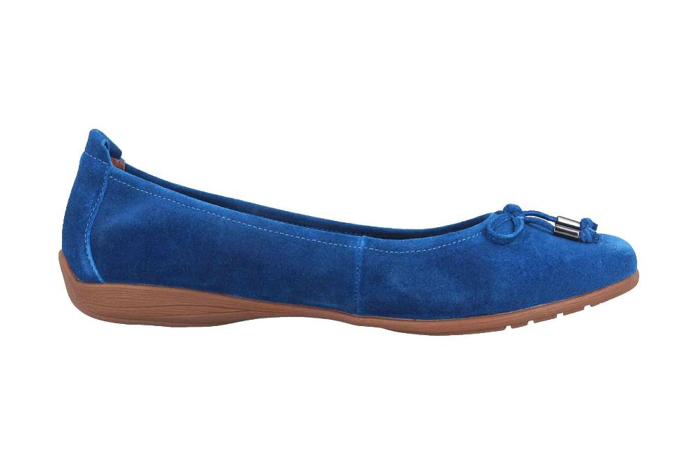 Josef Seibel Fenja 08 Ballerinas In Übergrößen Blau 74808 984 500 Große Damenschuhe