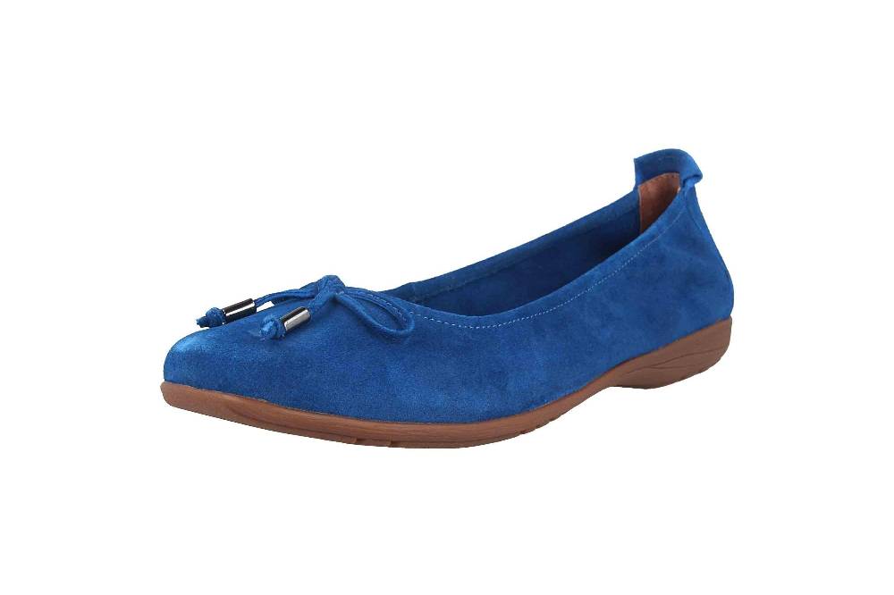 Josef Seibel Fenja 08 Ballerinas In Übergrößen Blau 74808 984 500 Große Damenschuhe