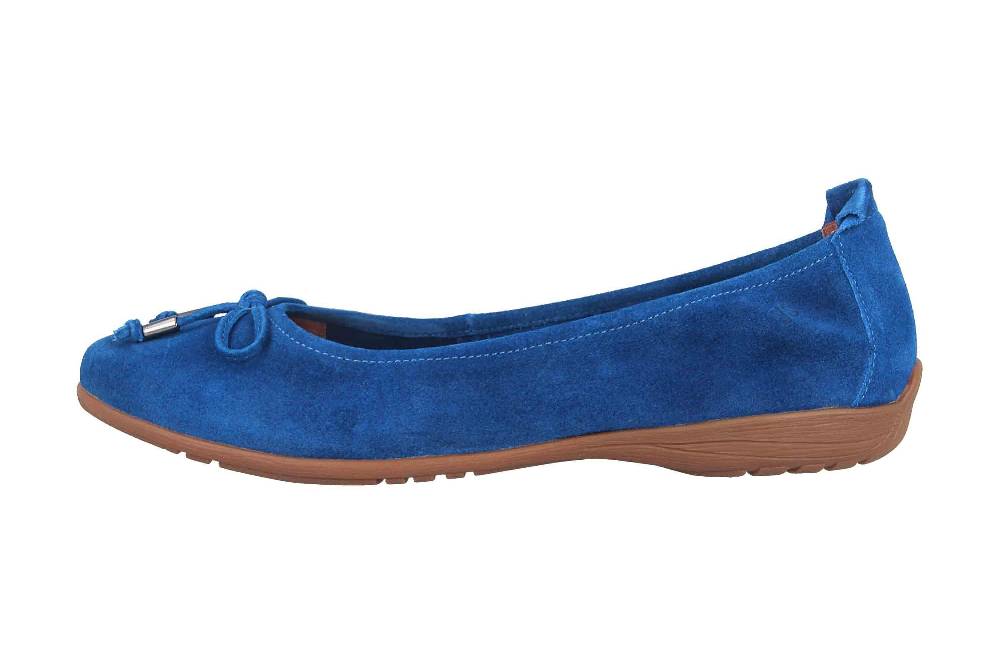 Josef Seibel Fenja 08 Ballerinas in Übergrößen Blau 74808 984 500 große Damenschuhe