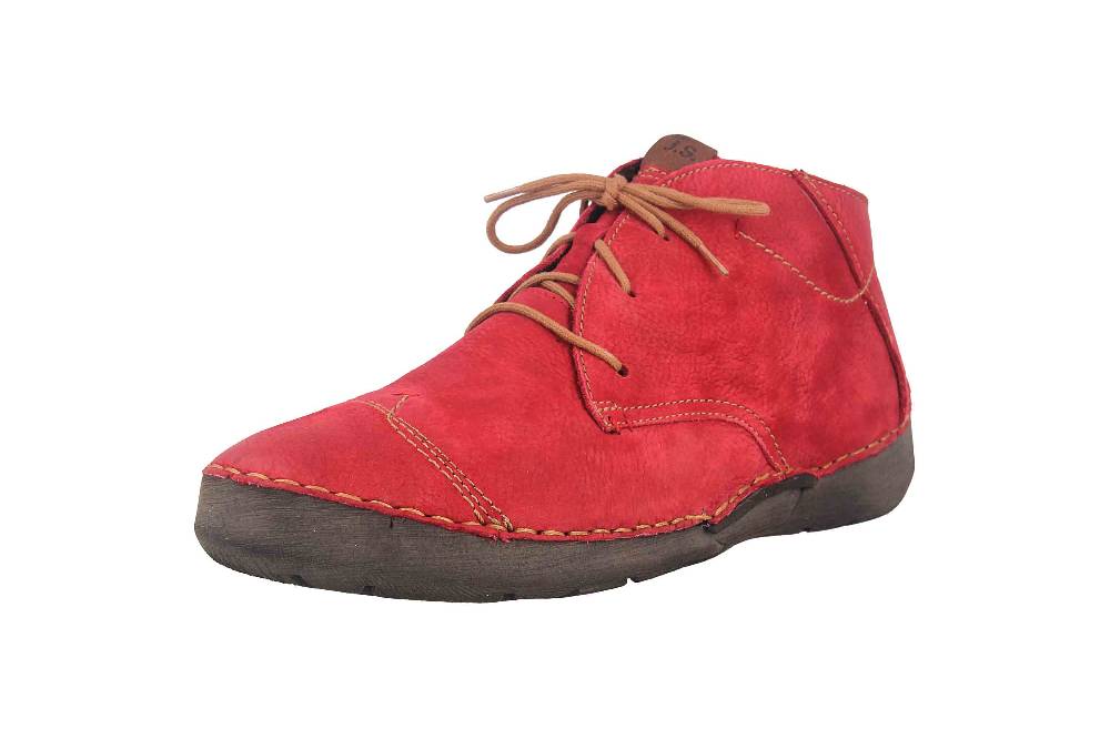 Josef Seibel Fergey 18 Stiefeletten In Übergrößen Rot 59690 MI796 400 Große Damenschuhe