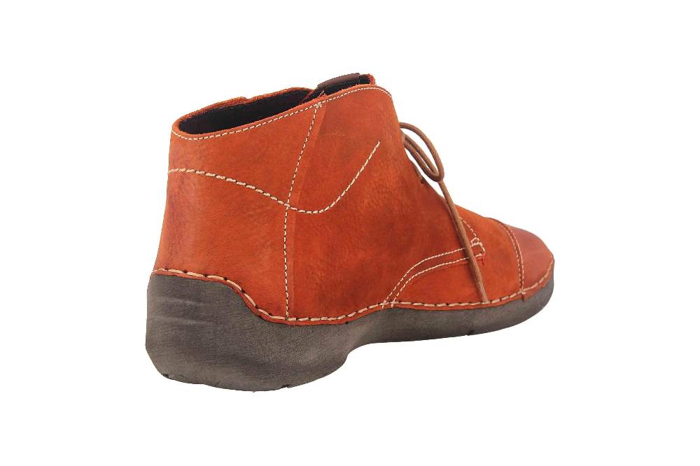 Josef Seibel Fergey 18 Stiefeletten In Übergrößen Orange 59690 MI796 840 Große Damenschuhe
