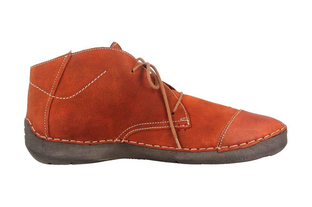 Josef Seibel Fergey 18 Stiefeletten In Übergrößen Orange 59690 MI796 840 Große Damenschuhe