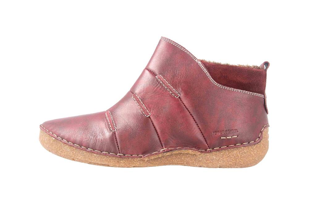 Josef Seibel Fergey 53 Stiefeletten in Übergrößen Rot 59653 VL259 460 große Damenschuhe