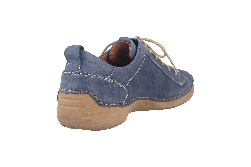 Josef Seibel Fergey 56 Halbschuhe In Übergrößen Blau 59656 95 505 Große Damenschuhe