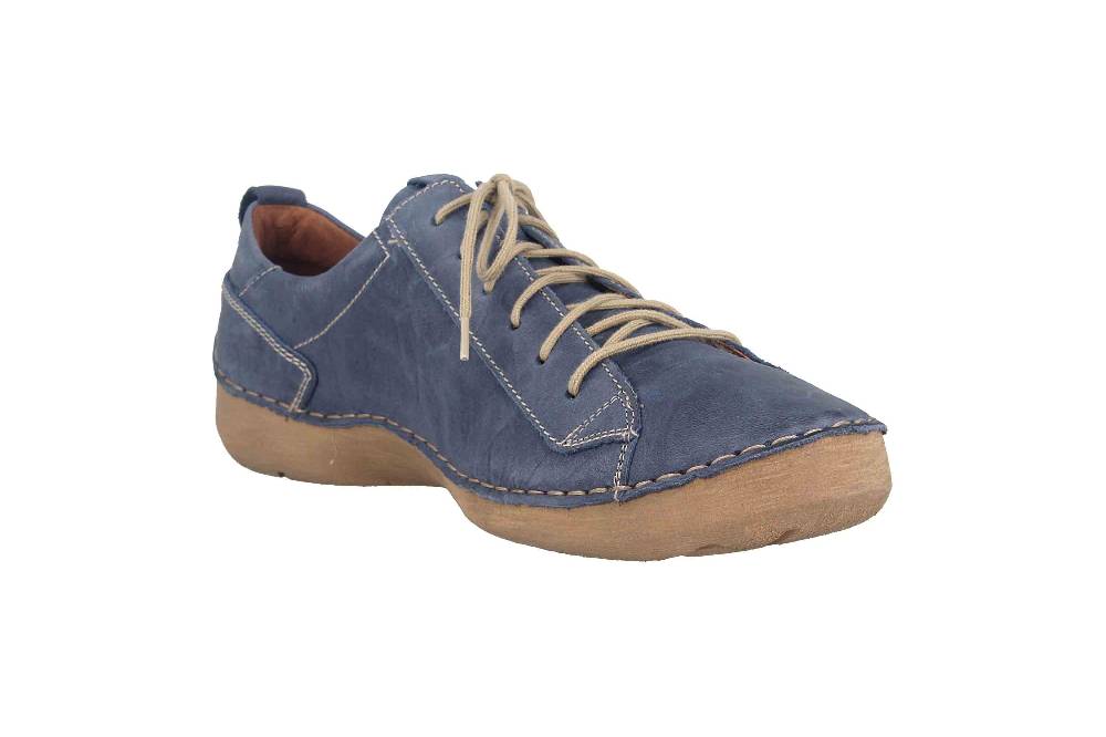 Josef Seibel Fergey 56 Halbschuhe In Übergrößen Blau 59656 95 505 Große Damenschuhe
