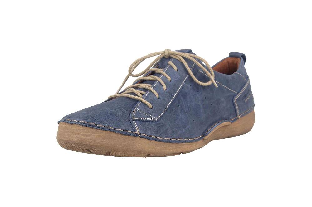 Josef Seibel Fergey 56 Halbschuhe In Übergrößen Blau 59656 95 505 Große Damenschuhe