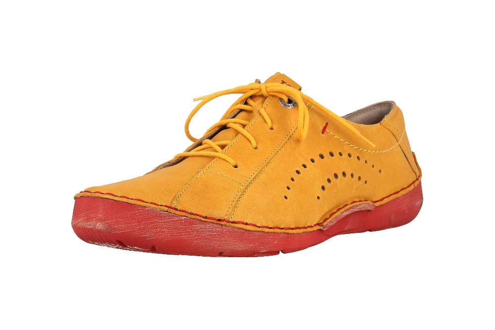 Josef Seibel Fergey 73 Halbschuhe In Übergrößen Gelb 59673 192 851 Große Damenschuhe