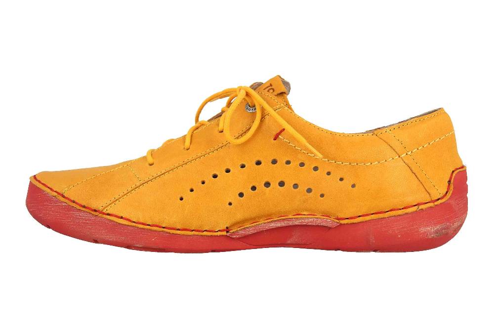 Josef Seibel Fergey 73 Halbschuhe in Übergrößen Gelb 59673 192 851 große Damenschuhe