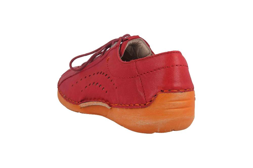 Josef Seibel Fergey 73 Halbschuhe In Übergrößen Rot 59673 192 401 Große Damenschuhe
