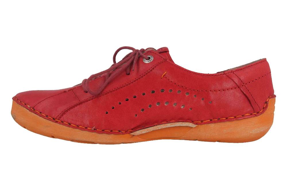 Josef Seibel Fergey 73 Halbschuhe in Übergrößen Rot 59673 192 401 große Damenschuhe