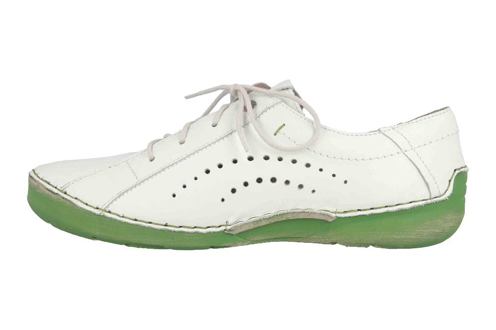 Josef Seibel Fergey 73 Halbschuhe in Übergrößen Weiß 59673 687 011 große Damenschuhe