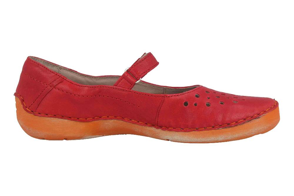 Josef Seibel Fergey 77 Ballerinas In Übergrößen Rot 59677 192 401 Große Damenschuhe