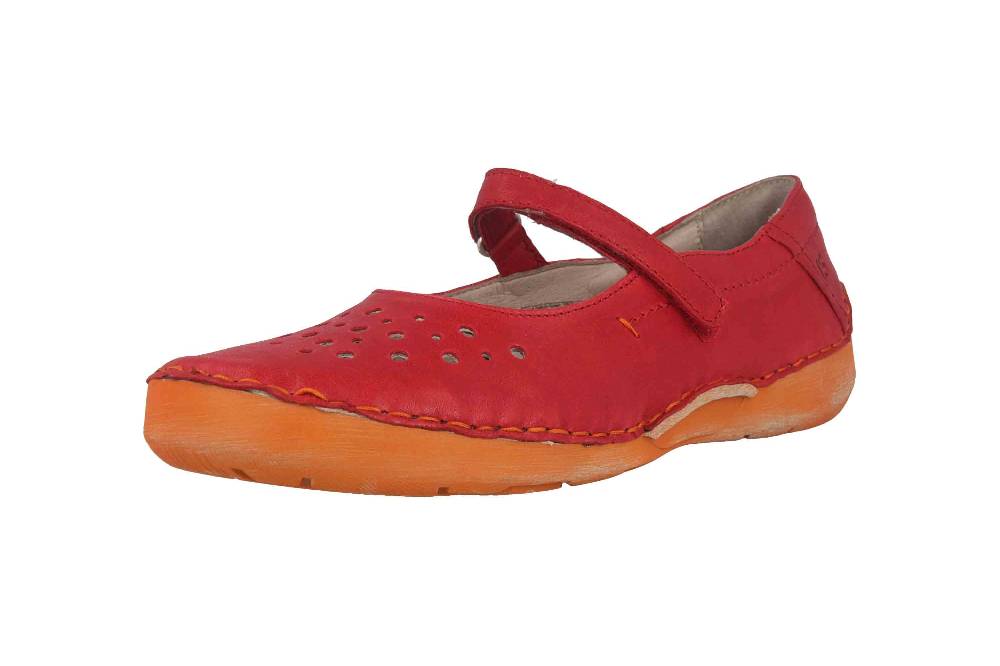 Josef Seibel Fergey 77 Ballerinas In Übergrößen Rot 59677 192 401 Große Damenschuhe