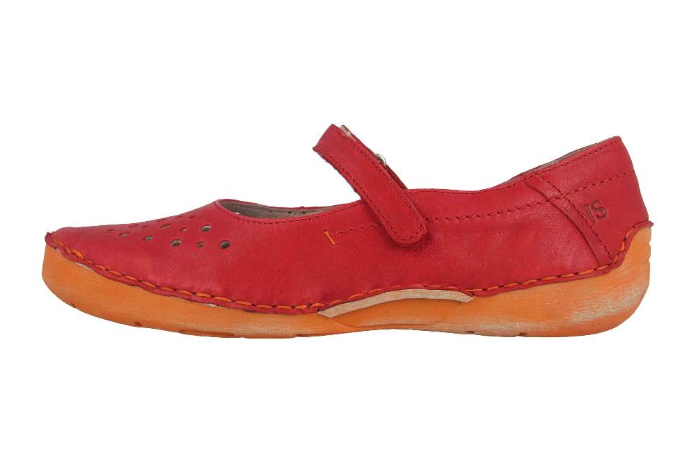 Josef Seibel Fergey 77 Ballerinas in Übergrößen Rot 59677 192 401 große Damenschuhe