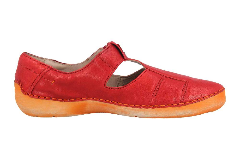 Josef Seibel Fergey 81 Halbschuhe In Übergrößen Rot 59681 192 401 Große Damenschuhe