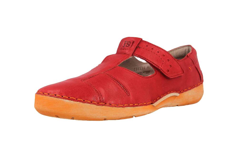 Josef Seibel Fergey 81 Halbschuhe In Übergrößen Rot 59681 192 401 Große Damenschuhe