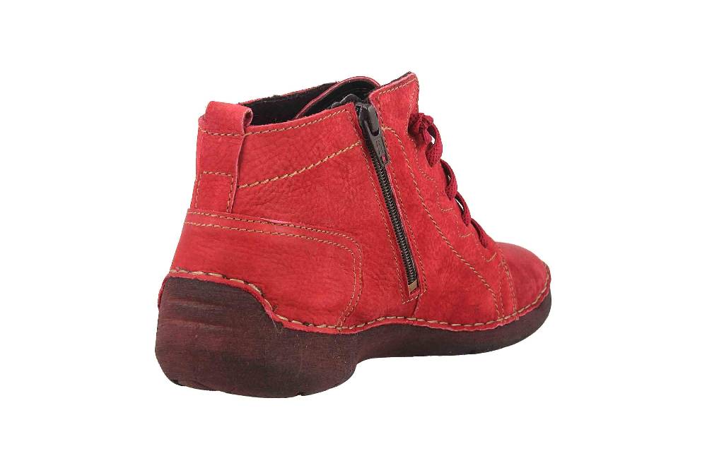 Josef Seibel Fergey 86 Stiefeletten In Übergrößen Rot 59686 MI869 400 Große Damenschuhe
