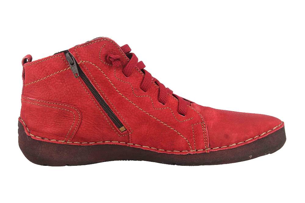 Josef Seibel Fergey 86 Stiefeletten In Übergrößen Rot 59686 MI869 400 Große Damenschuhe