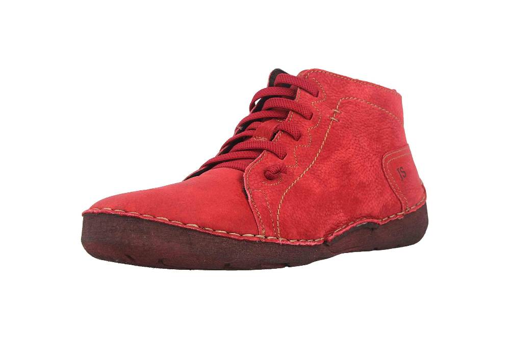 Josef Seibel Fergey 86 Stiefeletten In Übergrößen Rot 59686 MI869 400 Große Damenschuhe