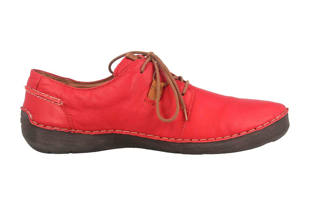 Josef Seibel Fergey 91 Halbschuhe In Übergrößen Rot 59691 85713 400 Große Damenschuhe