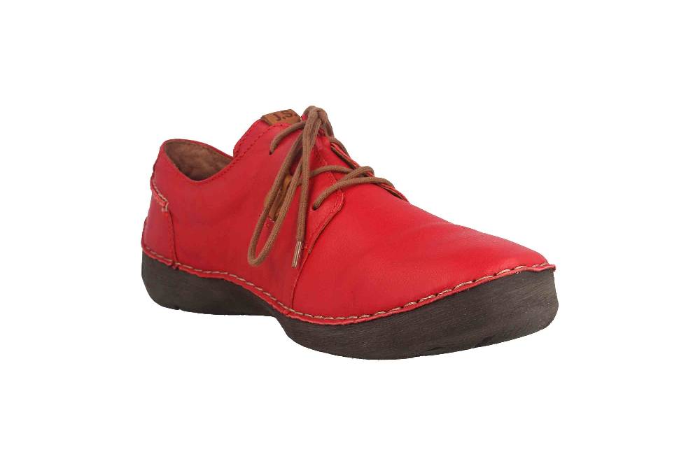 Josef Seibel Fergey 91 Halbschuhe In Übergrößen Rot 59691 85713 400 Große Damenschuhe