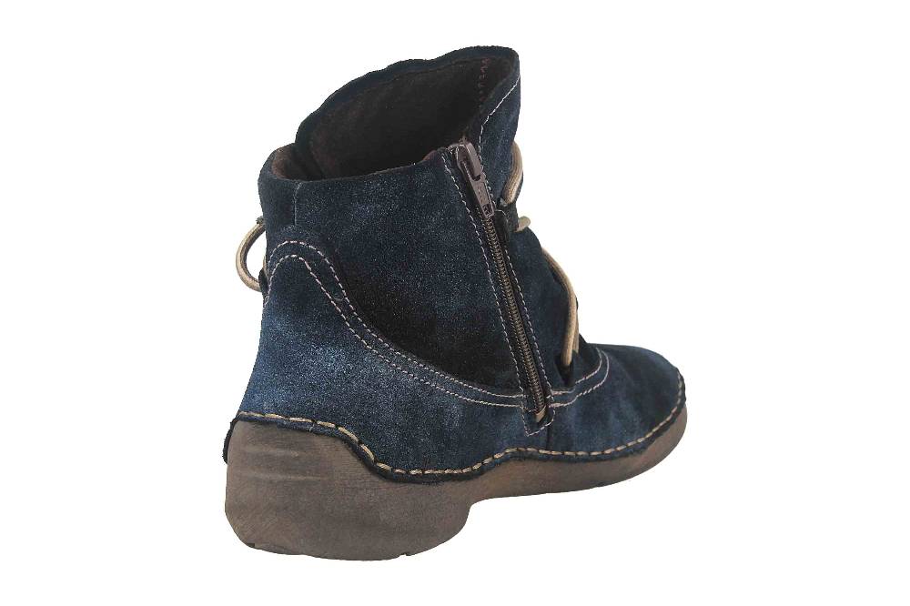 Josef Seibel Fergey 99 Stiefeletten In Übergrößen Blau 59699 MI676 530 Große Damenschuhe