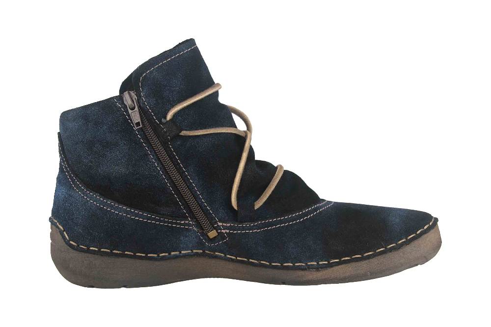 Josef Seibel Fergey 99 Stiefeletten In Übergrößen Blau 59699 MI676 530 Große Damenschuhe