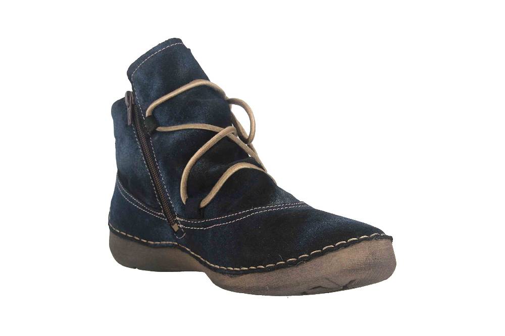 Josef Seibel Fergey 99 Stiefeletten In Übergrößen Blau 59699 MI676 530 Große Damenschuhe