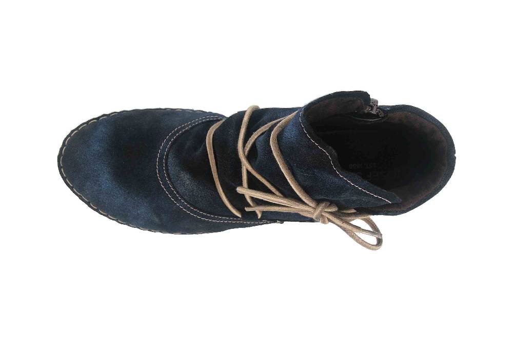 Josef Seibel Fergey 99 Stiefeletten In Übergrößen Blau 59699 MI676 530 Große Damenschuhe