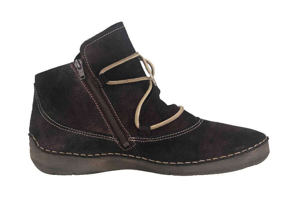 Josef Seibel Fergey 99 Stiefeletten In Übergrößen Bordeaux 59699 MI676 410 Große Damenschuhe