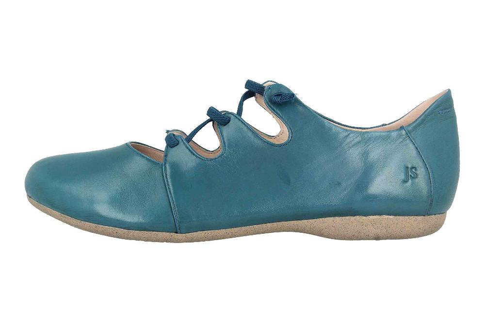Josef Seibel Fiona 04 Ballerinas in Übergrößen Petrol 87204 971 500 große Damenschuhe