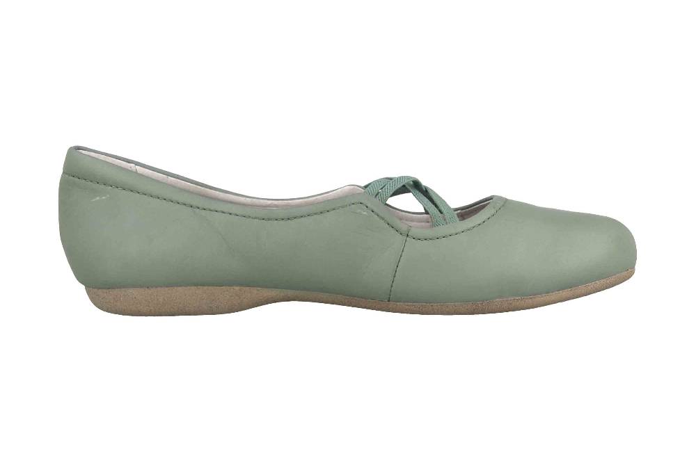 Josef Seibel Fiona 39 Ballerinas In Übergrößen Grün 87239 971 610 Große Damenschuhe
