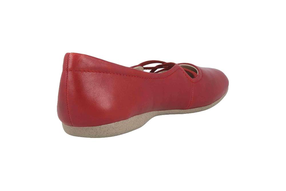 Josef Seibel Fiona 39 Ballerinas In Übergrößen Rot 87239 971 396 Große Damenschuhe