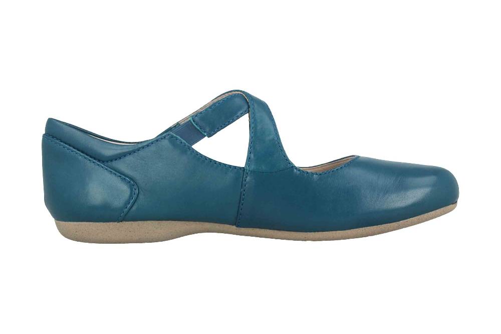 Josef Seibel Fiona 72 Ballerinas In Übergrößen Blau 87272 971 500 Große Damenschuhe