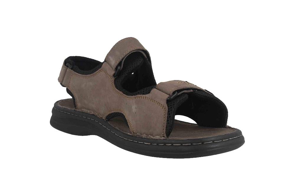 Josef Seibel Franklin Sandalen In Übergrößen Grau 10236 751 781 Große Herrenschuhe