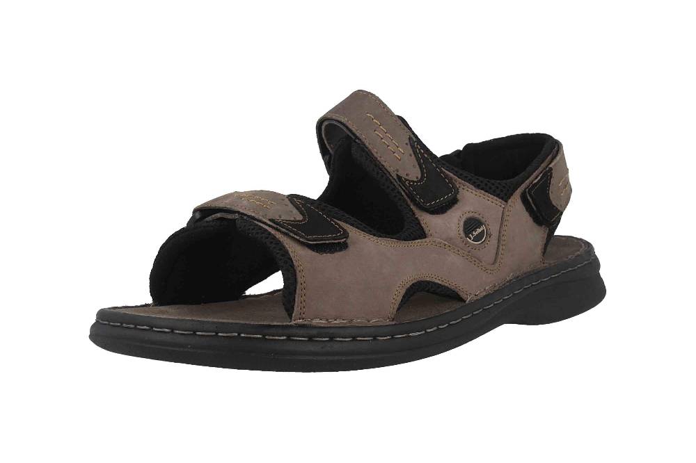 Josef Seibel Franklin Sandalen In Übergrößen Grau 10236 751 781 Große Herrenschuhe