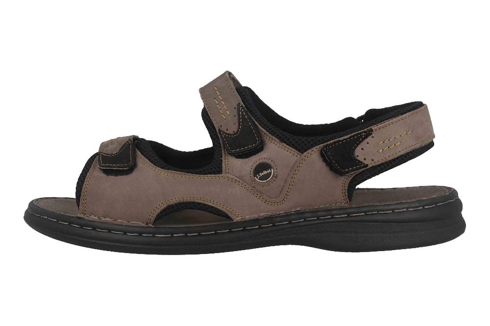 Josef Seibel Franklin Sandalen in Übergrößen Grau 10236 751 781 große Herrenschuhe