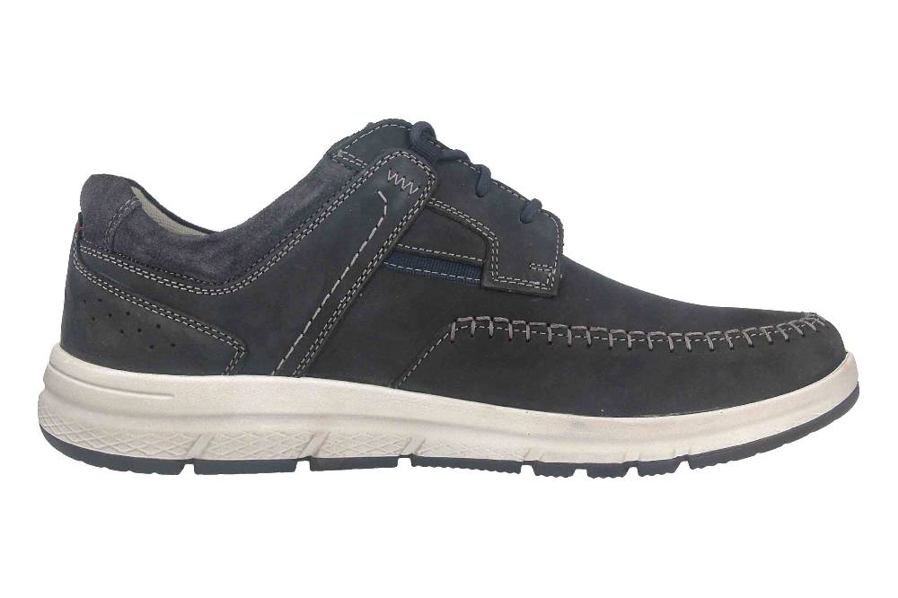 Josef Seibel Giuseppe 04 Halbschuhe In Übergrößen Blau 57404-TE21-525 Große Herrenschuhe