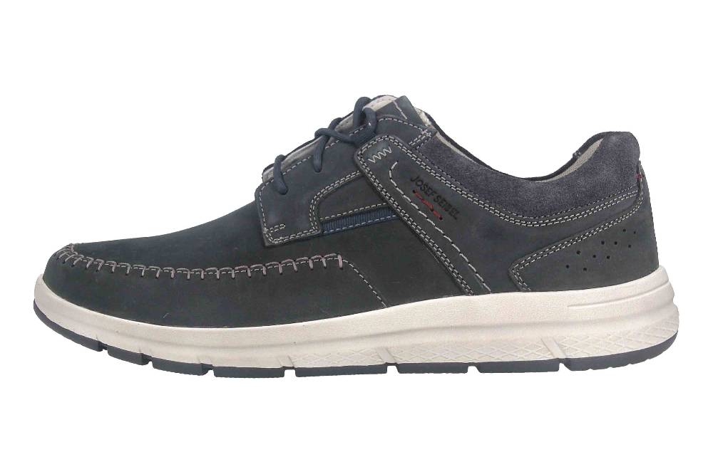Josef Seibel Giuseppe 04 Halbschuhe in Übergrößen Blau 57404-TE21-525 große Herrenschuhe